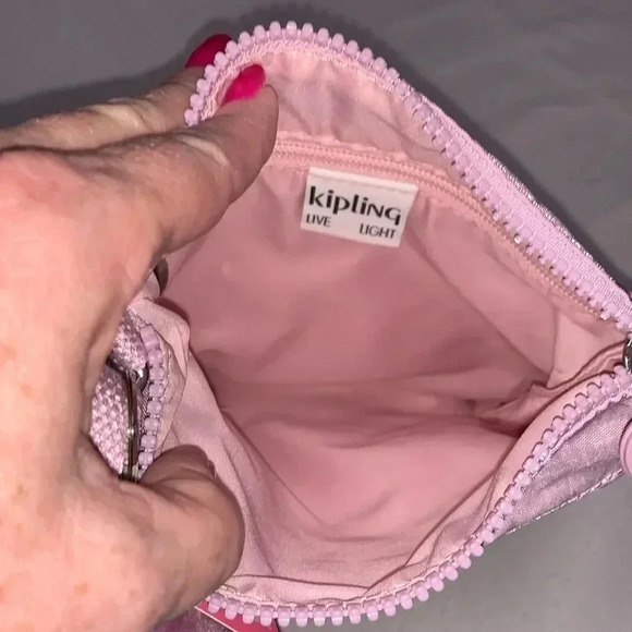 KIPLING Crossbody Purse, blooming pink. NWT - Picture 4 of 4